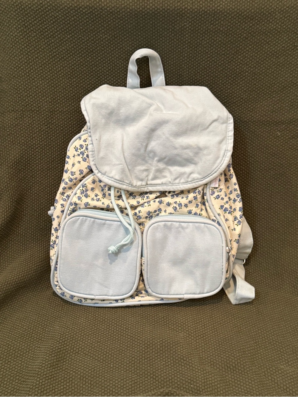 Vintage Y2K Mary-Kate & Ashley Olsen Floral Mini Backpack Purse 2000s